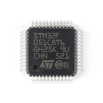 10pcs/Veľa STM32F051C8T6 LQFP-48 RAMENO Mikroprocesory -MCU 32-Bit ARM Cortex M0 64 Kbytes 2.0 - 3.6 V