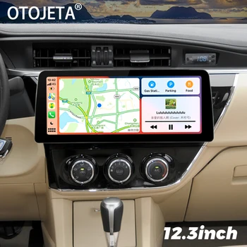 12.3 palcová širokouhlá Obrazovka Android 13 Auto Video Prehrávač, Rádio Stereo Pre Toyota Corolla 2014-2016 GPS Multimediálne Carplay Vedúci Jednotky
