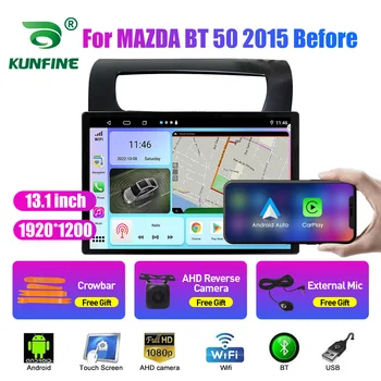 13.1 palcov autorádia Pre MAZDA BT 50 2015 Pred Auto, DVD, GPS Navigácie Stereo Carplay 2 Din Strednej Multimediálne Android Auto