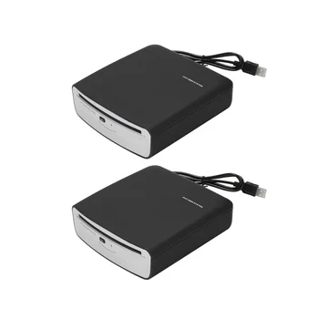 2 ks autorádio CD/DVD Jedlo Okno Prehrávač s USB Power Prenos Signálu Externý Stereo pre Android Auto Multimediálny Prehrávač