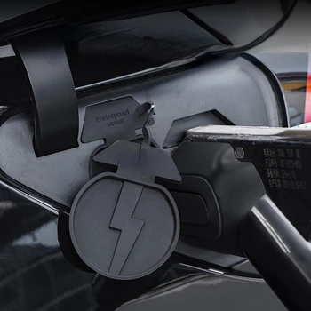 2 ks Vodotesný Silikónový Protiprachový Kryt pre Tesla Model3/Y Auto Port Nabíjanie Elektrických Vozidiel Plnenie Ochrany Príslušenstvo