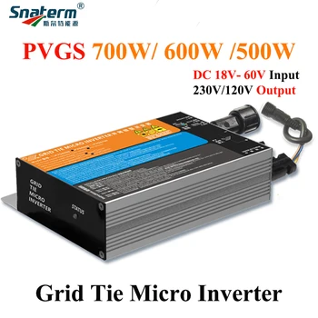 500W 600W 700W MPPT Solárne PV Tied Micro converter DC18V-60V na AC110V-230V 50HZ/60HZ Solárnych FOTOVOLTAICKÝCH Na Grid kravatu Invertor