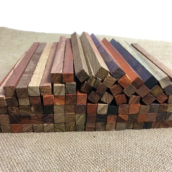50pcs Malé Kúsky Santalového dreva Rosewood 18*1*1 CM Zámok Pixel Blok Dekoratívne DIY Mini Square Dreva