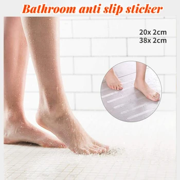 6-24Pcs Anti-Slip Sprcha Nálepky Transparentné Kúpeľni Vaňa Samolepiace Nepremokavé Bezpečnostné Pásy Dlhé Pásy
