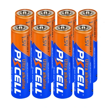 8KS PKCELL 1,5 V High-Výkon Alkalické Batérie LR03 E92 AM4 MN2400 MX2400 3A AAA Batérie Suché Batérie 10-Ročnú Životnosť