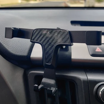 Automobilová GPS držiak na telefón držiak venovaný mobilný telefón držiak klip telefón stojan cradel pre Toyota RAV4 2014 2015 2016 2017 2018