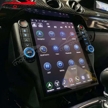 Autorádio Pre Ford Mustang 2015 - 2021 Android 9.0 64GB PX6 Multimediálny Prehrávač Tesla Štýl Auto Stereo Hlava Jednotka GPS Navigácie