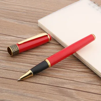 baoer červená alebo čierna, zlatá Výbava Klasický štýl Kovové pero Rollerball kancelárske potreby Kancelárske Školské potreby Písanie Darček
