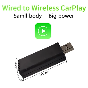Carplay Adaptér USB-C Bezdrôtový Carplay Box 5 ghz WIFI Bezdrôtové Auto Ai Políčko Bluetooth-kompatibilné 5.0 pre Auto pre iOS 10