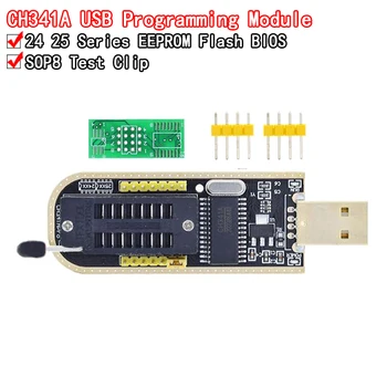 CH341A 24 25 Série EEPROM, Flash BIOS USB Prepojovací Modul Pre EEPROM 93CXX / 25CXX / 24CXX