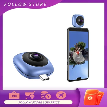 CV60 Huawei Pohode Hrať Prenosné USB C HD panoramatická kamera 360 ° panoramatickej kamery fisheye planéty fotoaparát