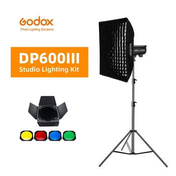 Godox DP600III 600W GN106 2.4 G Vstavané X Systém Štúdiový Blesk Flash Svetlo na Fotografovanie Osvetlenie Flashligh