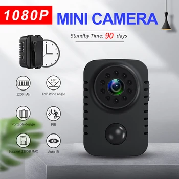 HD Mini Telo Fotoaparátu Bezdrôtový 1080P Zabezpečenia Vrecku Kamery návrh aktívne Malé Opatrovateľka Cam pre Autá Pohotovostnom PIR Espia Webkamera