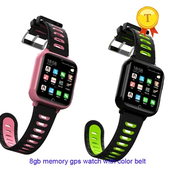 hot predaj Nepremokavé 1GB+8GB GPS smart hodinky mobilný telefón náramkové hodinky deti 4g gps hodinky podporu srdca, srdce, krvný tlak