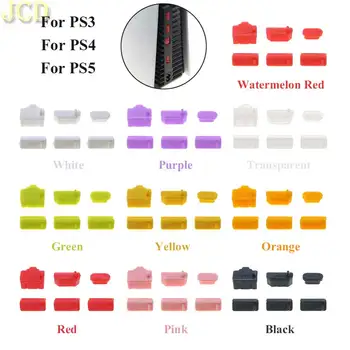 JCD 10 Farebné Silikónové Prachu Zástrčky Nastaviť USB HDM Rozhranie protiprachový Kryt, odolný proti otrasom, prachu Konektor Pre PS5 PS4 Herné Konzoly PS3