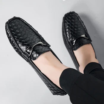 Krokodíl Vzor Luxusné Značky Kožené Módne Mužov, Business Šaty Mokasíny Poukázal Black Oxford Priedušná Formálne Svadobné Topánky