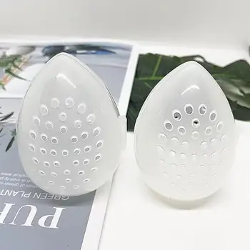 Krásy vajcia úložný box Priedušná obojstranné vzduchu diery nie je ľahké formy ľahko sa prenáša hubky vajcia make-up vajcia prachu box