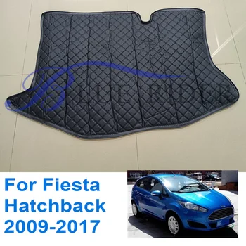 Kufri Zásobník Pre Ford Fiesta Hatchback Sedan 2009-2017 Boot Mat Zadné Líniové Cargo Podlahe Koberec Blato Kop Chránič Kryt