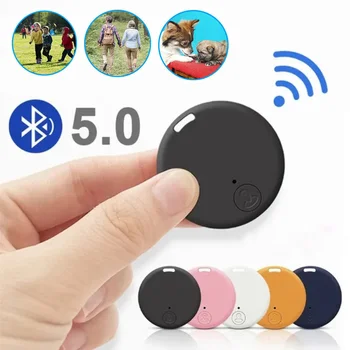 Liwhealth Mini GPS Bluetooth Anti Stratil Tracker Vzduchu Značka Auta Tlačidlo Deti Deti Finder Za Značku Apple Telefón Android GPS Alarm
