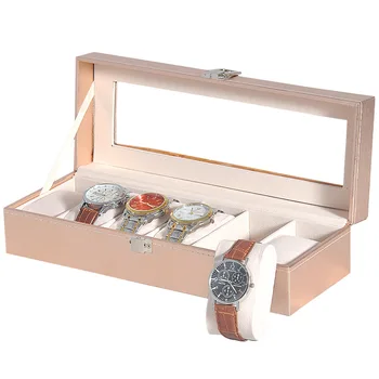 Luxusné, Ručne vyrábané Farebné Hodinky Caja Reloj Hodiny Políčko Sledovať Držiteľ Skladovanie Prípade Čas Box pre prúd kutusu