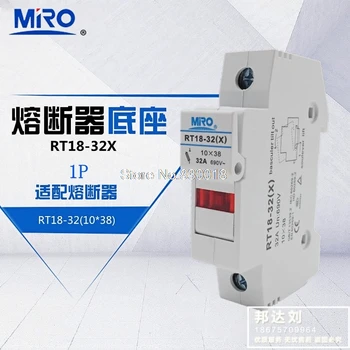 MRO Mingrong RT18-32X/1P Valec Spp Tvar Poistka Pätica Svetelný Zahrnuté LED Pól Poistka +Sedadlo-20pcs/veľa