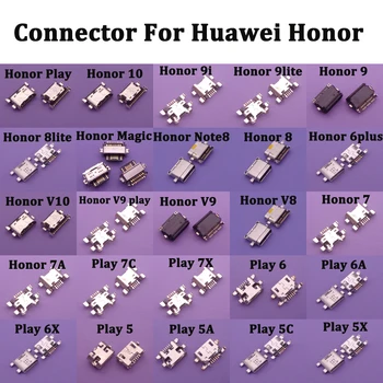 Nabíjanie pomocou pripojenia USB Zásuvka Konektor pre Huawei Honor 7 8 10 V9 V10 9i 8 9 Lite 6 plus magic note8 Hrať 5 6 6A 6X 5C 5A 5X 7A 7C 7X