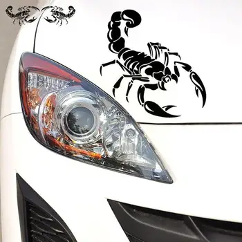 Osobné Auto Styling nárazníky 3D Big Scorpion Kryt Kreslenie Odtlačkový Nálepky, Reflexné Poškriabať Auto Vinylové Telo S5I4