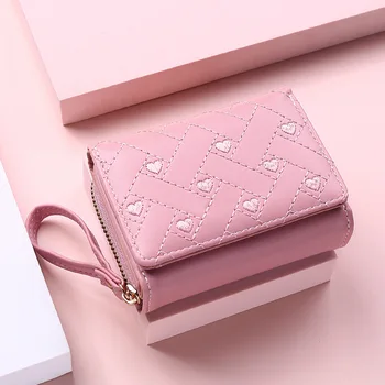 Peňaženky pre Ženy Kawaii Roztomilý Peňaženky Luxusný Dizajnér Lady Peňaženky Ružové Kabelky Dámske Peňaženky, Malé Ženy, Kožené Peňaženky Mincu Kabelku