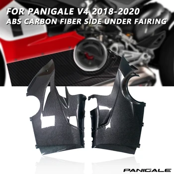 Pre Ducati PANIGALE1V4 2018 2019 2020 Uhlíkové Vlákna, Farby, Bočné Časti Kapotáže Doska Príslušenstvo Motocyklov Súprava Krytu ABS