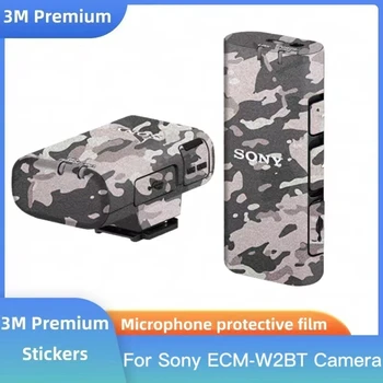 Pre Sony ECM-W2BT Odtlačkový Pokožky Vinyl Zábal Film Bezdrôtový Mikrofón Telo, Ochranné Nálepky Chránič Kabát ECM W2BT ECMW2BT