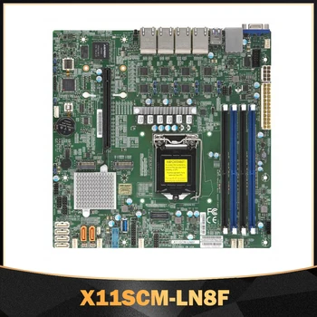 Pre Supermicro X11SCM-LN8F Server základnej Doske 8./9. Bezmocnosť Core i3 Xeon E-2100/2200 Procesor LGA1151