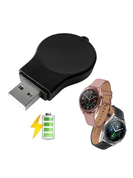 Prenosné Magnetické Bezdrôtová Nabíjačka pre Samsung-Galaxy Sledovať Aktívny 2 40 mm 44 mm smart hodinky príslušenstvo pre Smart Watch3 R840 R850