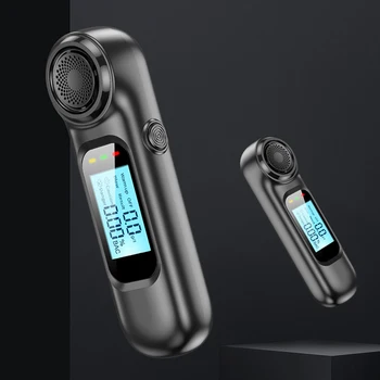 Profesionálny Digitálny Detektor Alkoholu USB Dych Tester Breathalyzer Analyzer Vzduch Fúka Meranie Nástroja Auto Opitý Jazdy