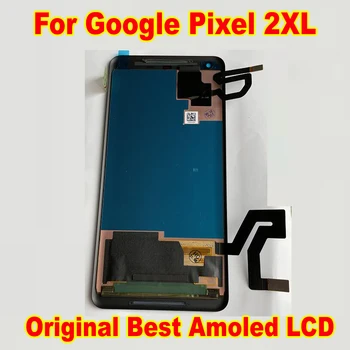 Pôvodné Najlepšie Amoled Displej LCD Dotykový Displej Digitalizátorom. Montáž Skla Senzor Pre HTC Google Pixel 2XL 2 XL Mobile Pantalla
