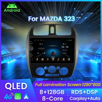 QLED Inteligentný Systém Android 11 autorádio, Video prehrávač Pre MAZDA 323 HAIMA FREEMA Pre Carplay Auto GPS, RDS DSP2Din All-in-one