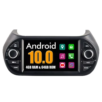 RoverOne Auto Multimediálny Prehrávač Pre Fiat Fiorino Qubo Pre Citroen Nemo Peugeot Bipper Android 10.0 Octa-Core Rádio CarPlay