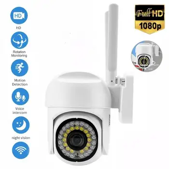 Smart Home Diaľkové Monitorovanie Farba Noc Stenu kamerový Videokamera 1080p Fotoaparát 360 Stupeň Rotácie