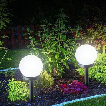 Solárne LED Kolo Loptu Svetlo Trávnik Dekoratívne Svietidlá Záhrada, Vonkajšie Nástenné Svietidlá na Dvore Chodník Osvetlenie Domova