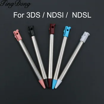 TingDong 1pcs Zdvíhateľnej Kovové 7-12 cm Dĺžka Dotykový Displej dotykové Pero Pen Set Pre Nintendo NDSI NDSL Pre 3DS Herné Príslušenstvo