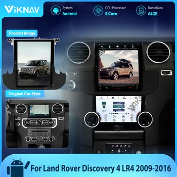 Upgrade autorádia Pre Land Rover Discovery 4 LR4 2009-2016 Multimediálny Prehrávač 8Core Android Autoaudio Vedúci Jednotky Multimediálne Stereo