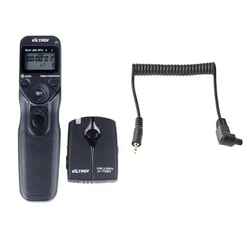 VILTROX JY-710 2.4 GHZ FSK Bezdrôtové Diaľkové Spúšte Regulátor Nastavený Časový úsek, Intervalometer Časovač s N1 Kábel pre Nikon D700