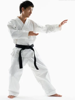 Vysoká kvalita karate jednotné Polyester/bavlna twill karate dospelých detí oblečenie bavlna karate jednotné
