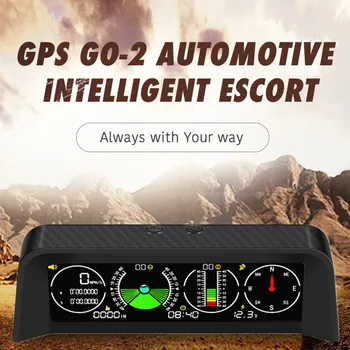 X90 Auta GPS HUD Digitálny Rýchlomer Plug And Play Pre Všetky Autá HUD MPH, KM/H Inclinometer Kompas Auto Príslušenstvo