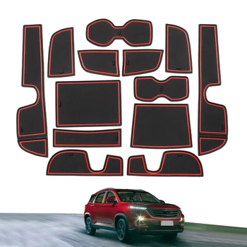 ZUNDUO Auto Brány Slot Pohár Mat pre Chevrolet Captiva 2019 - 2023 Anti-Slip Dvere Groove Pad Interiérové Doplnky Non-Slip Dráha